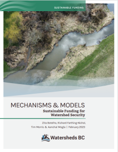 Cover of Sustainable Funding for Watershed Security: Mechanisms and Models